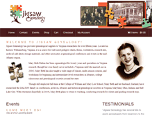 Tablet Screenshot of jigsaw-genealogy.com